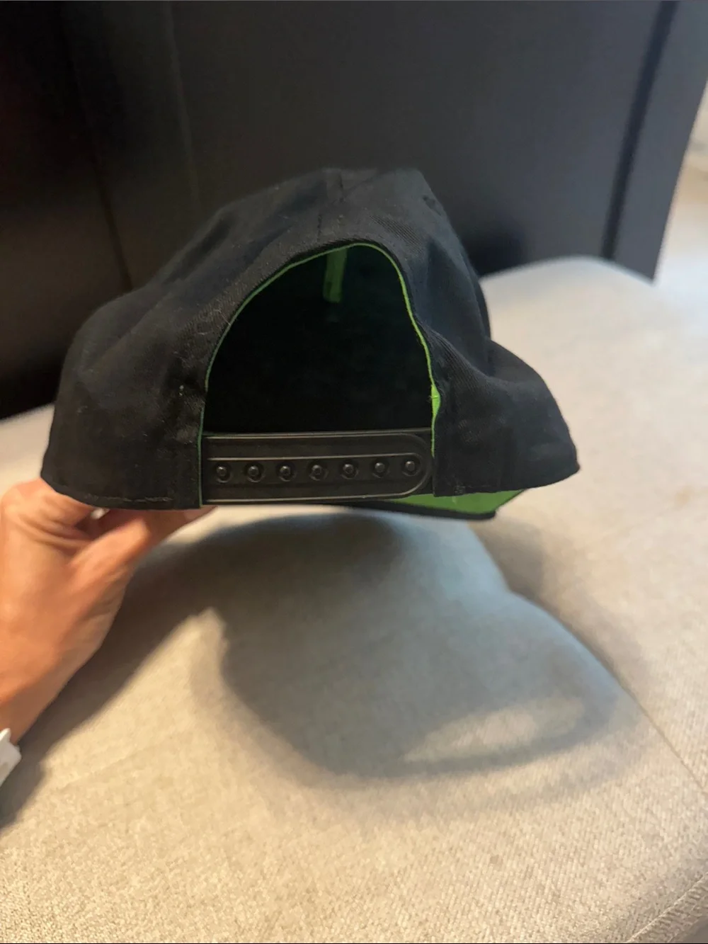 Boys Minecraft straight bill hat.